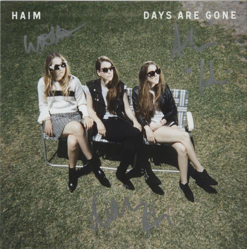 Haim Days Are Gone + Signed Art Print UK 2-LP vinyl record